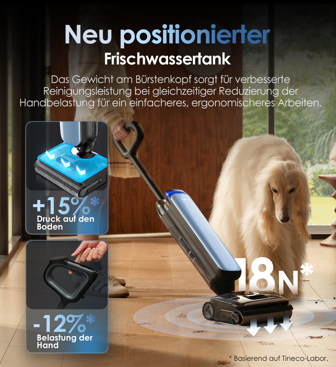 Tineco FLOOR ONE S9 Artist Nass- und Trockensauger, nass trockensauger, wischsauger, staubsauger